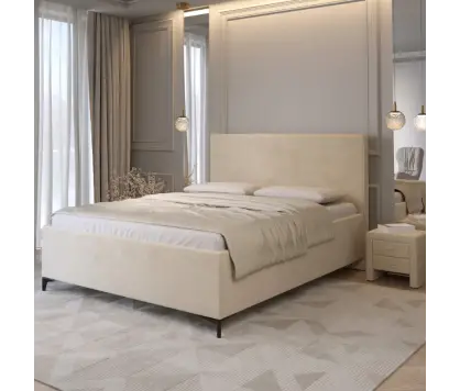 Beige Ottoman Bed –...