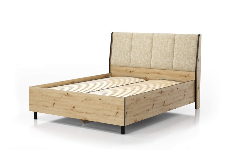 Ottoman Frame Bed Wood with Storage – Modern & Functional