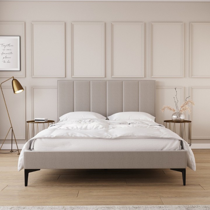 Customizable Velvet Bed Frame | J&B Furniture Ireland
