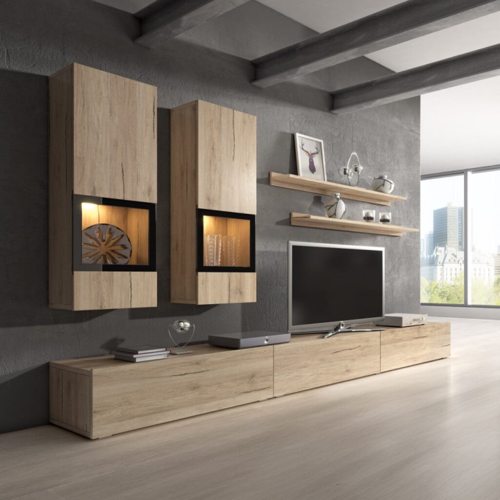 Baros Modern Media Wall Ireland - J&B Furniture