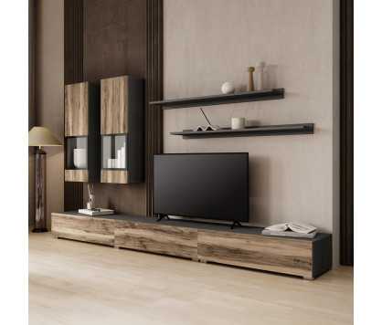 BAROS WALL UNIT OAK AND...