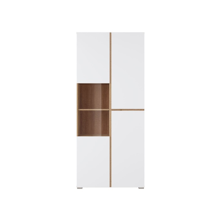 Modern White Display Cabinet – CROSS Collection Ireland