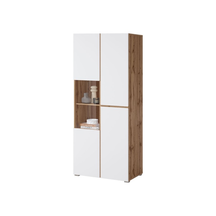 Modern White Display Cabinet – CROSS Collection Ireland