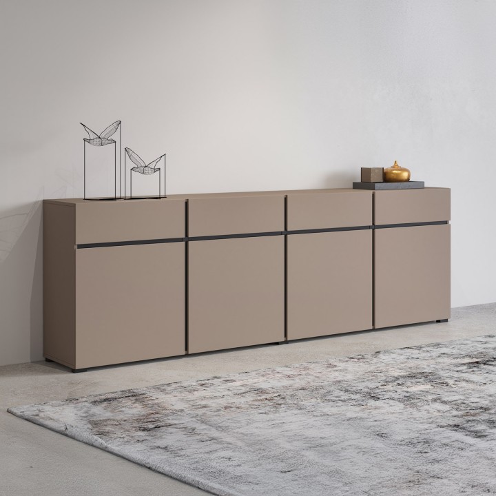 CROSS Sideboard 4 Door 4 Drawers – Modern Sideboards - J&B