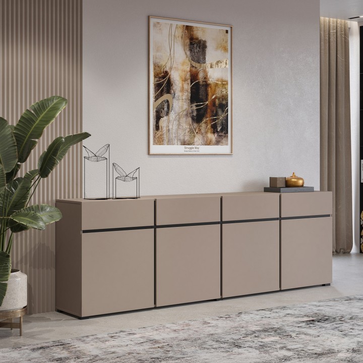 CROSS Sideboard 4 Door 4 Drawers – Modern Sideboards - J&B