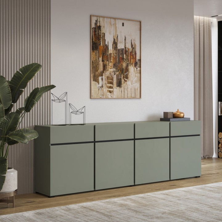 CROSS Sideboard  Green and Black – Modern Sideboards - J&B