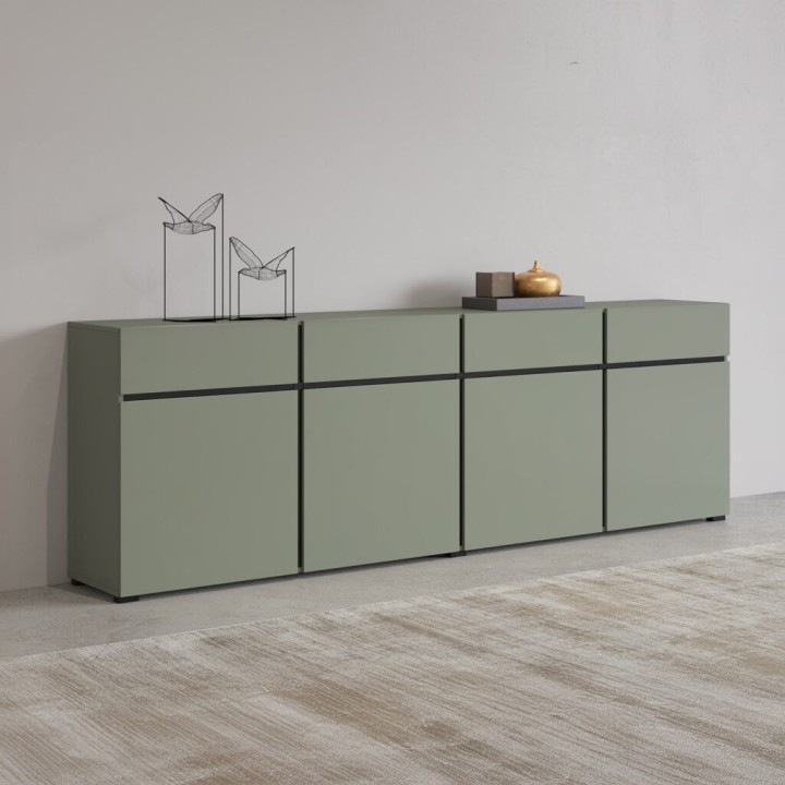 CROSS Sideboard  Green and Black – Modern Sideboards - J&B