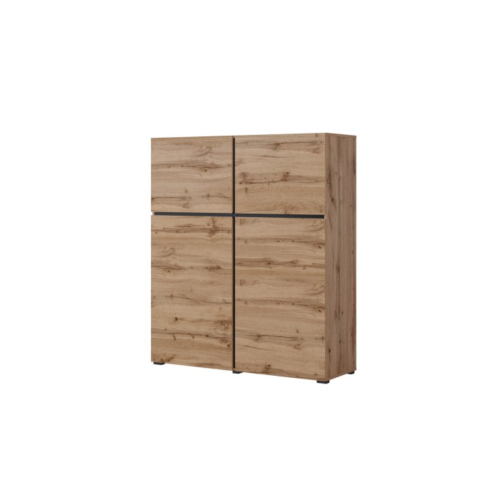 Modern Sideboards Ireland CROSS 4 Door Oak - J&B Furniture
