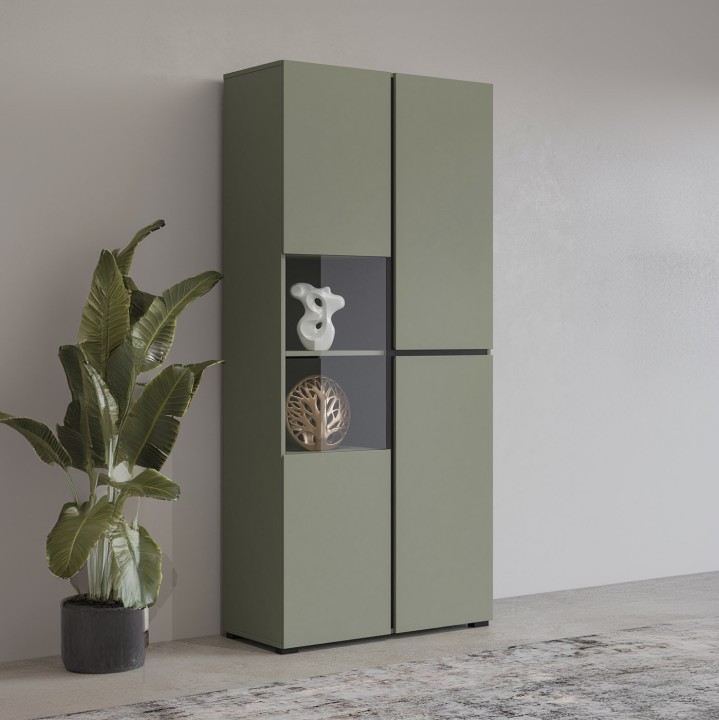 Modern  Display Cabinet Green – CROSS Collection Ireland