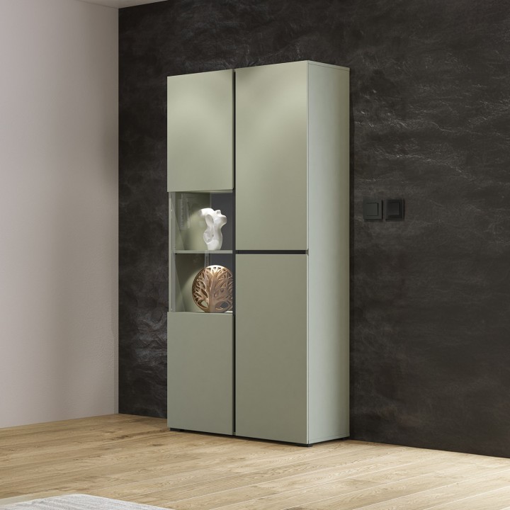 Modern  Display Cabinet Green – CROSS Collection Ireland