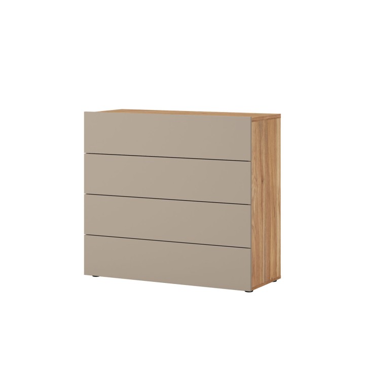 Elegant IMPRESSIO Sideboard in Mauvella Oak & Cashmere