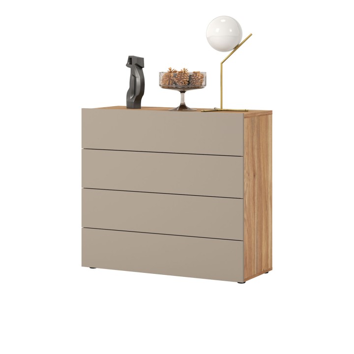 Elegant IMPRESSIO Sideboard in Mauvella Oak & Cashmere