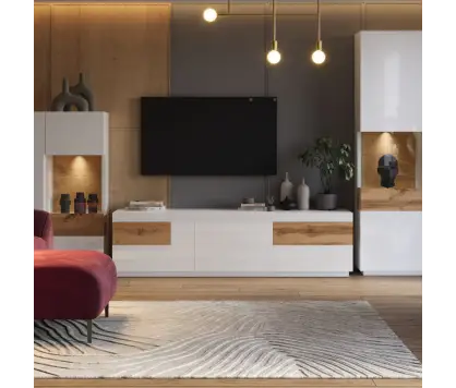 SILKE TV unit White and Oak...
