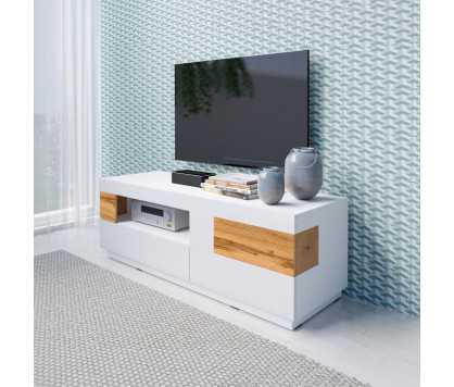 SILKE TV unit White and Oak...