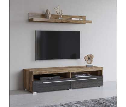 ROGER TV unit with Wall Shelf
