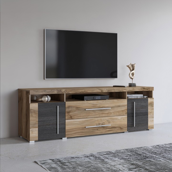 ROGER 2 Door 2 Drawer TV Unit – Modern TV Stand Ireland