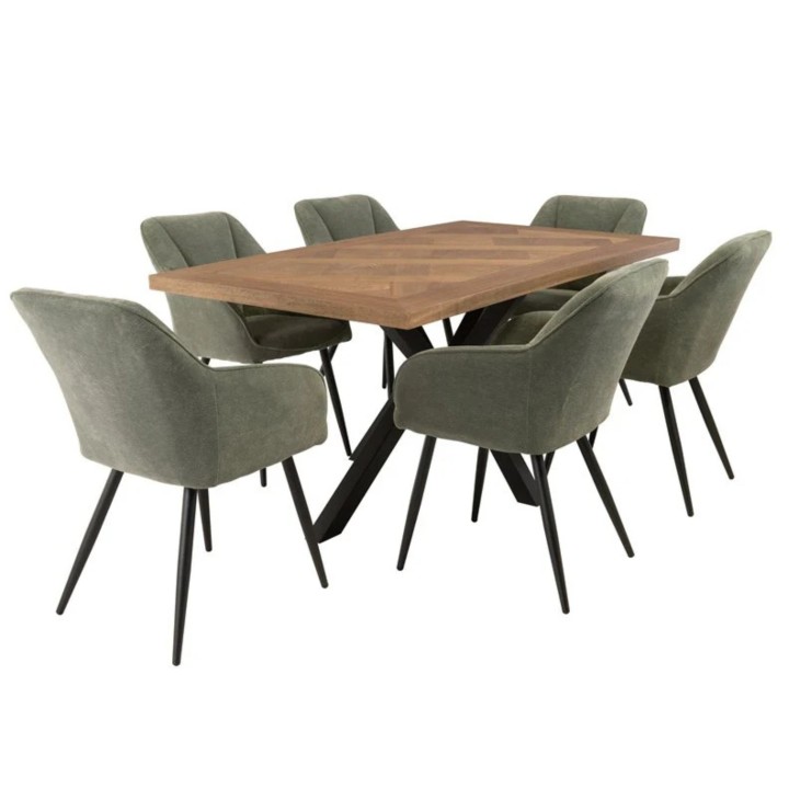 Stylish Mint Green Dining Chair – Hugo by J&B Furniture