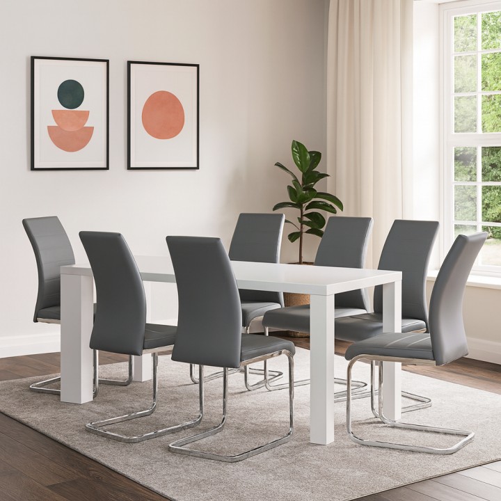 Soho Faux Leather Dining Chair – Modern & Comfortable