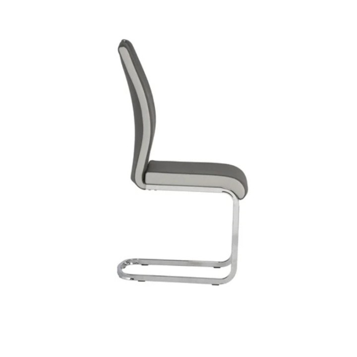 Venice Two Tone Dining Chair with Chrome Frame – J&B Furniture