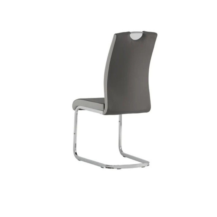 Venice Two Tone Dining Chair with Chrome Frame – J&B Furniture