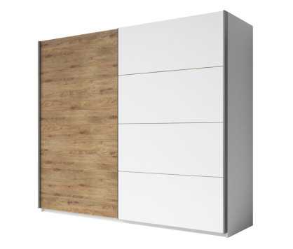 Sliding Wardrobe White and Oak