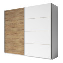 Sliding Wardrobe White and Oak