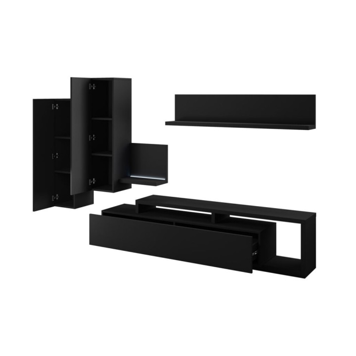 BOTA Wall Unit – Modern Asymmetrical Design | J&B Furniture