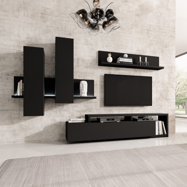 BOTA Wall Unit – Modern Asymmetrical Design | J&B Furniture
