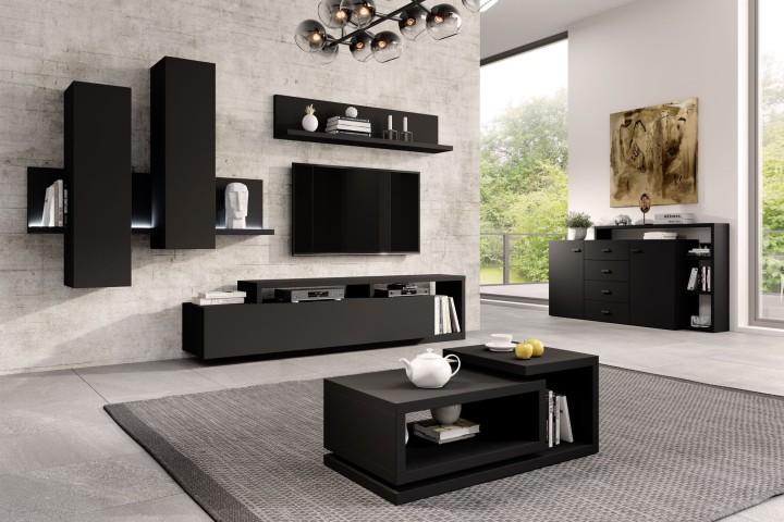 BOTA Wall Unit – Modern Asymmetrical Design | J&B Furniture