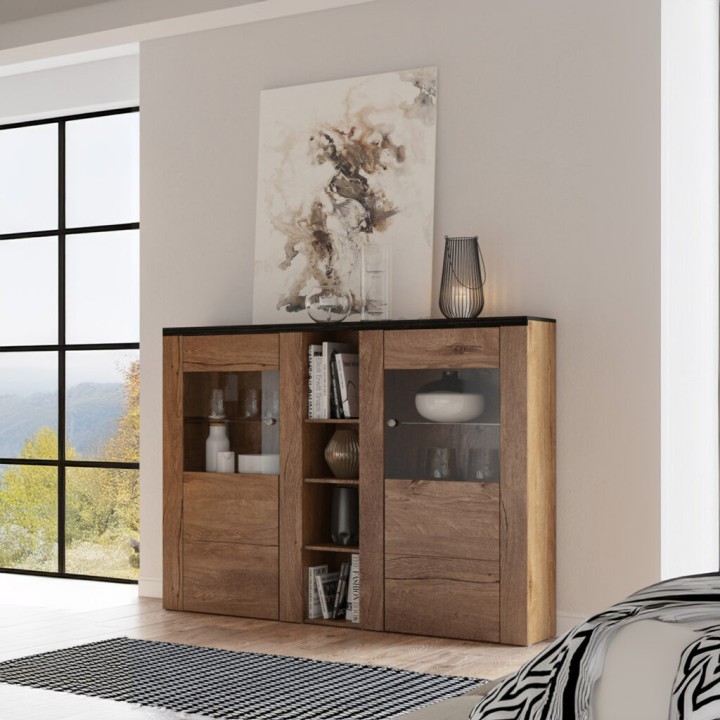 LARONA Cabinet Oak – Landhouse Style | J&B Furniture