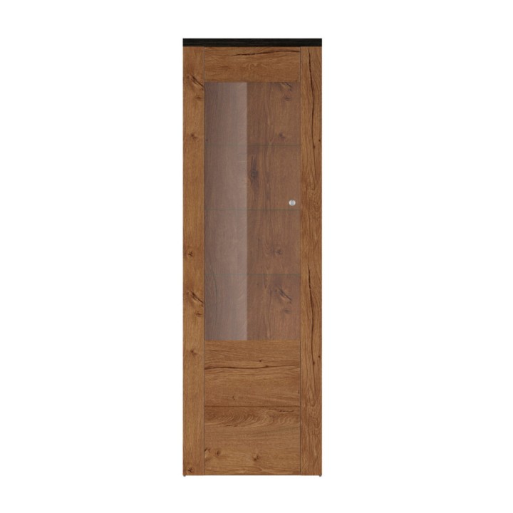 LARONA Display Cabinet – Rustic Oak Landhouse Style