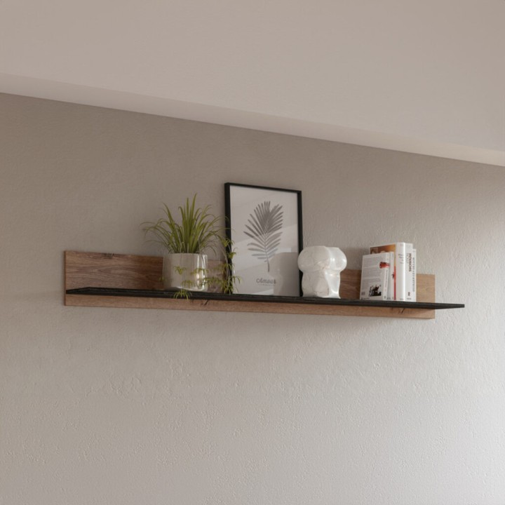 LARONA Wall Shelf – Lefkas Oak Landhouse Style