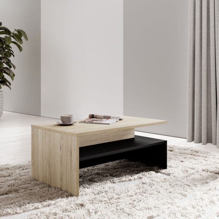 Baros Coffee Table – Modern Oak Light Design- J&B Furniture