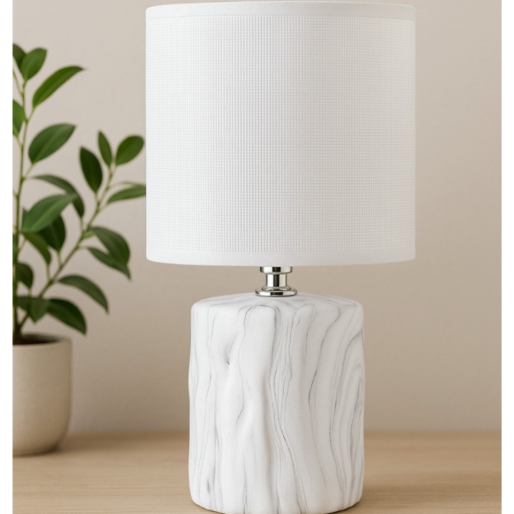 Modern White Table Lamp | Elegant Lighting | J&B Furniture