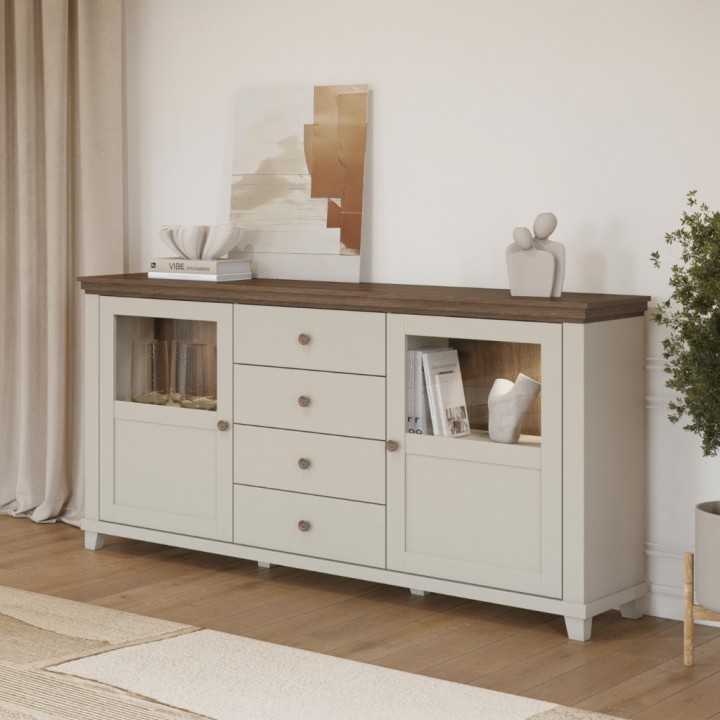 Eva Sideboard Light Beige | J&B Furniture Ireland