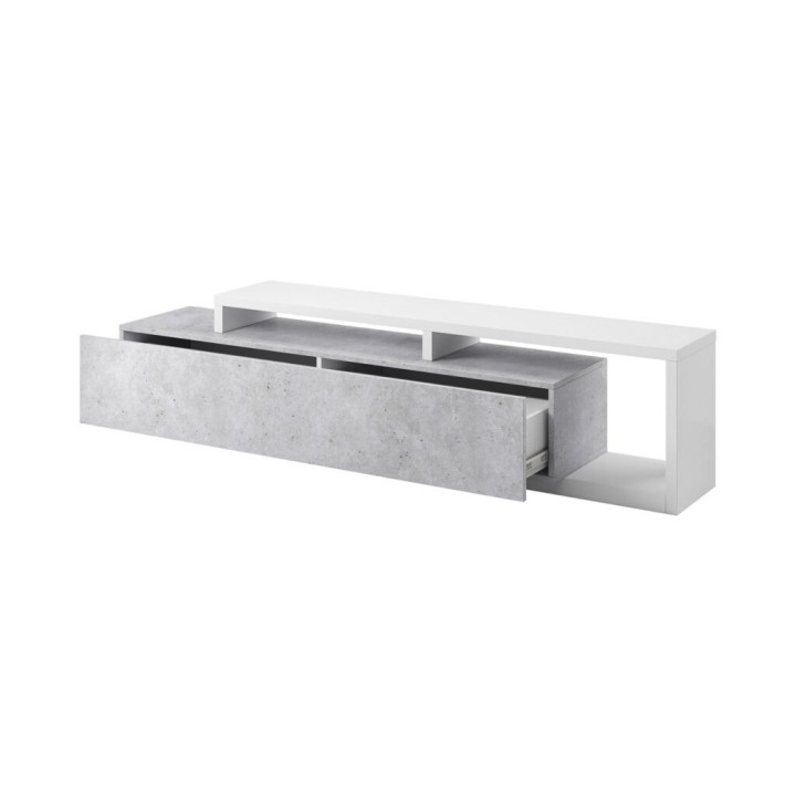BOTA 1 Drawer TV Unit  White– Modern TV Stand in Ireland