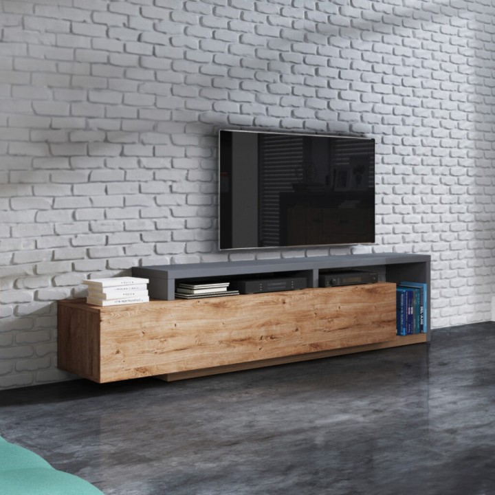 BOTA 1 Drawer TV Unit Anthracite – Modern TV Stand in Ireland
