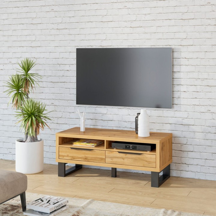 TV Stand – Modern Industrial TV Unit Small | J&B Furniture