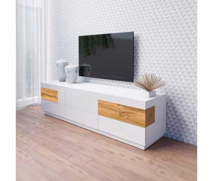SILKE TV Unit White and Oak...