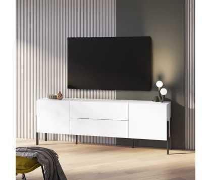 JUKON TV Unit in White –...