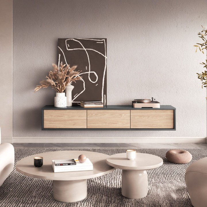 Frida Modern Floating TV Unit 180CM| J&B Furniture Ireland