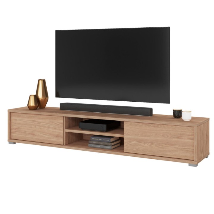 Frida- Floating Mount Tv Unit  in Oak Finish - J&B Furniture