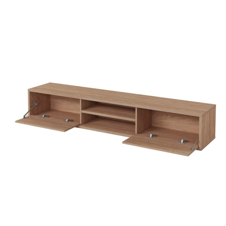 Frida- Floating Mount Tv Unit  in Oak Finish - J&B Furniture