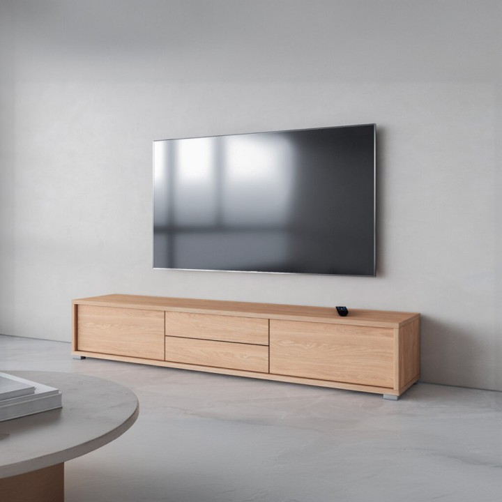 Floating Mount Tv Unit 180cm Oak Finish