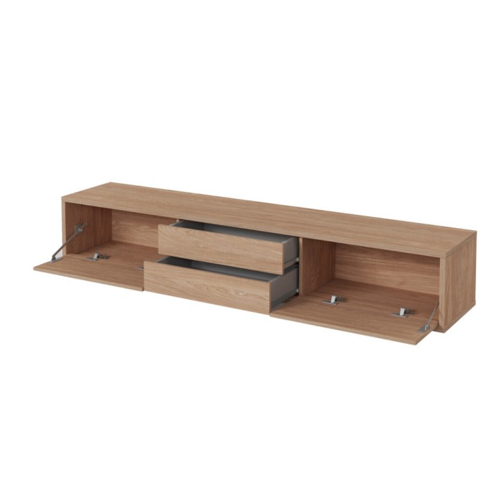 Floating Mount Tv Unit 180cm Oak Finish