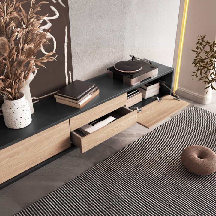 Frida 39 Floating TV Unit  Modern Wall-Mounted | J&B Furniture