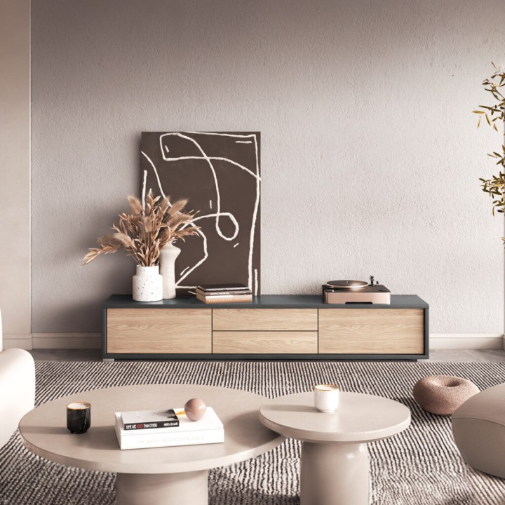 Frida 39 Floating TV Unit  Modern Wall-Mounted | J&B Furniture