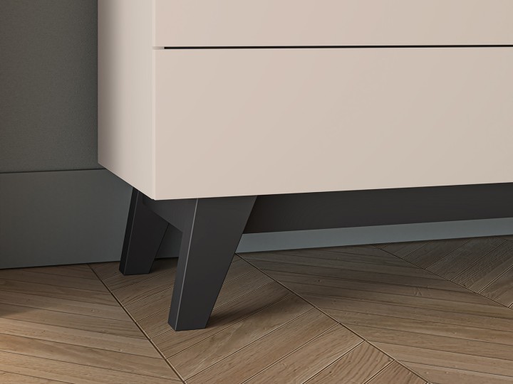 Modern TV Unit Cashmere + Black | J&B Furniture