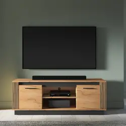 URSO Modern TV Unit – Gold...