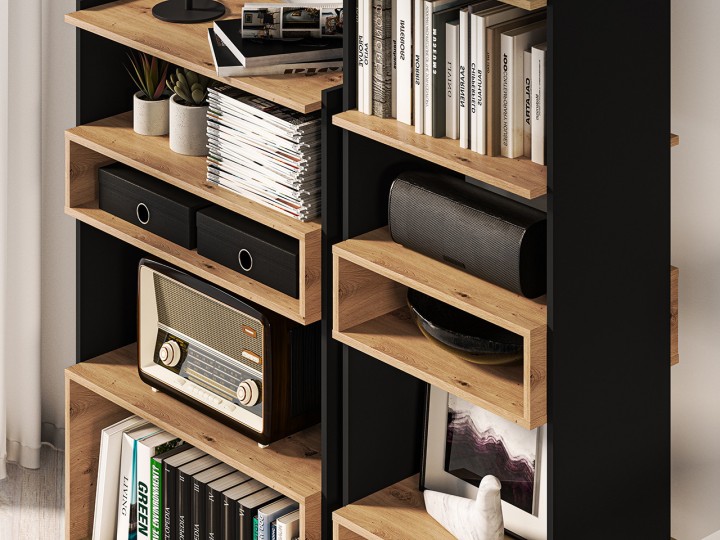 Tris Bookcase | Modern Bookshelves in Ireland | J&B Furniture